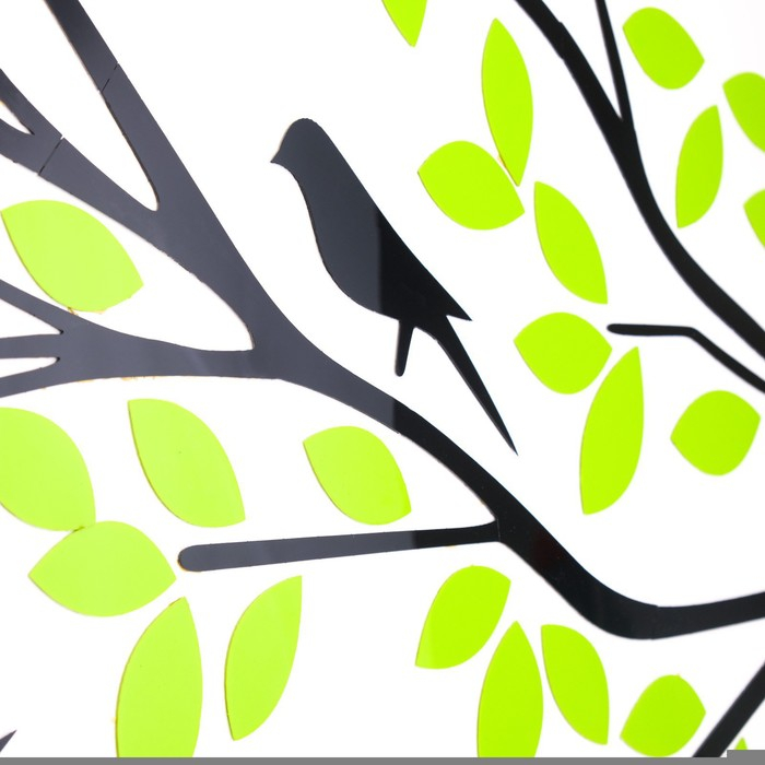 Наклейки интерьерные с фоторамками Наклейки интерьерные с фоторамками "Веточки", декор на стену, панно 115 х 200 см, 186 эл