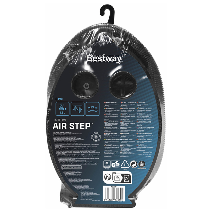 Насос ножной, 28х19 см, цвет МИКС, 62004 Bestway Насос ножной, 28х19 см, цвет МИКС, 62004 Bestway