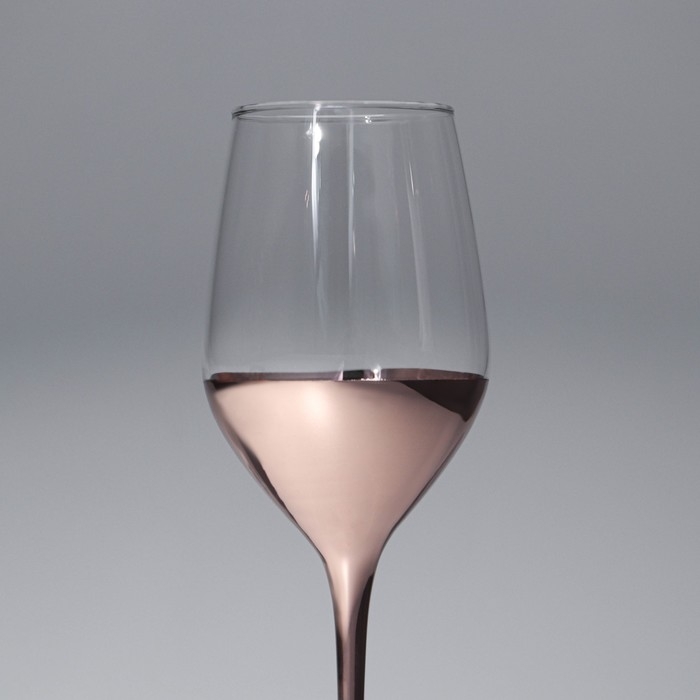 Набор стеклянных бокалов для вина «Электрическая медь», 270 мл, 4 шт Набор стеклянных бокалов для вина «Электрическая медь», 270 мл, 4 шт