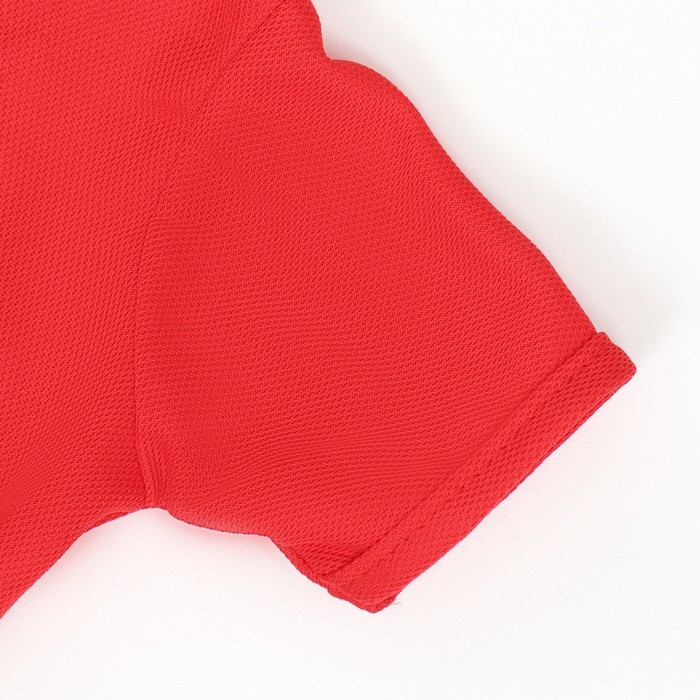 Футболка-поло для животных, XL (ДС 40, ОГ 50, ОШ 33 см), красная