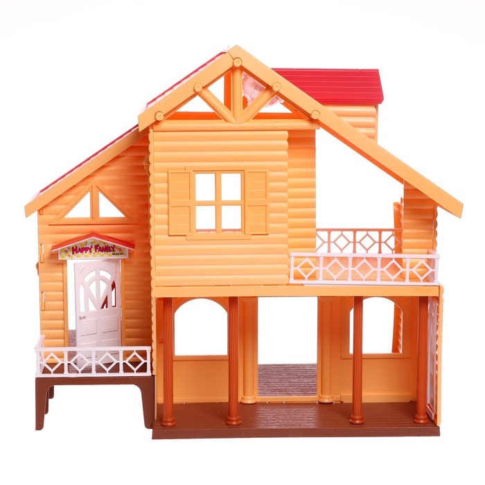 Дом-дача для зверей, с мебелью и аксессуарами Дом-дача для зверей, с мебелью и аксессуарами