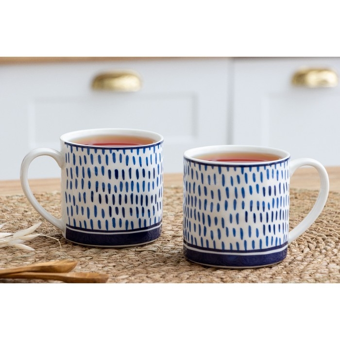 Кружка керамическая Rain, 350 мл, цвет белый Кружка керамическая Rain, 350 мл, цвет белый