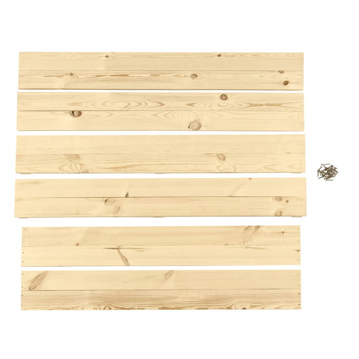 Песочница детская деревянная, без крышки, 150 × 140 × 20 см, с сиденьями, без покраски, сосна, Greengo Песочница детская деревянная, без крышки, 150 × 140 × 20 см, с сиденьями, без покраски, сосна, Greengo