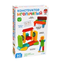 Конструктор игольчатый, 90 деталей