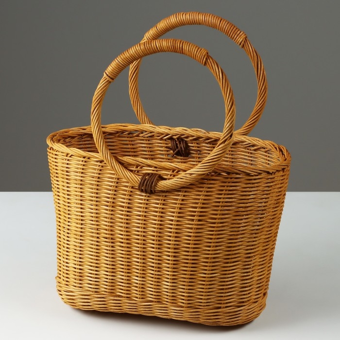 Корзина плетеная, 26 х 16 х 18/30,5 см, ротанг Корзина плетеная, 26 х 16 х 18/30,5 см, ротанг