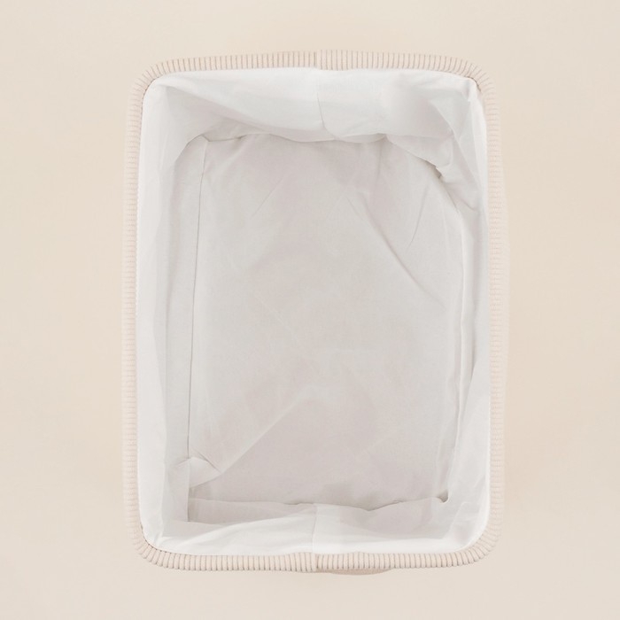 Короб для хранения вещей SL Home, 32×23×18,5 см, цвет бежевый Короб для хранения вещей SL Home, 32×23×18,5 см, цвет бежевый