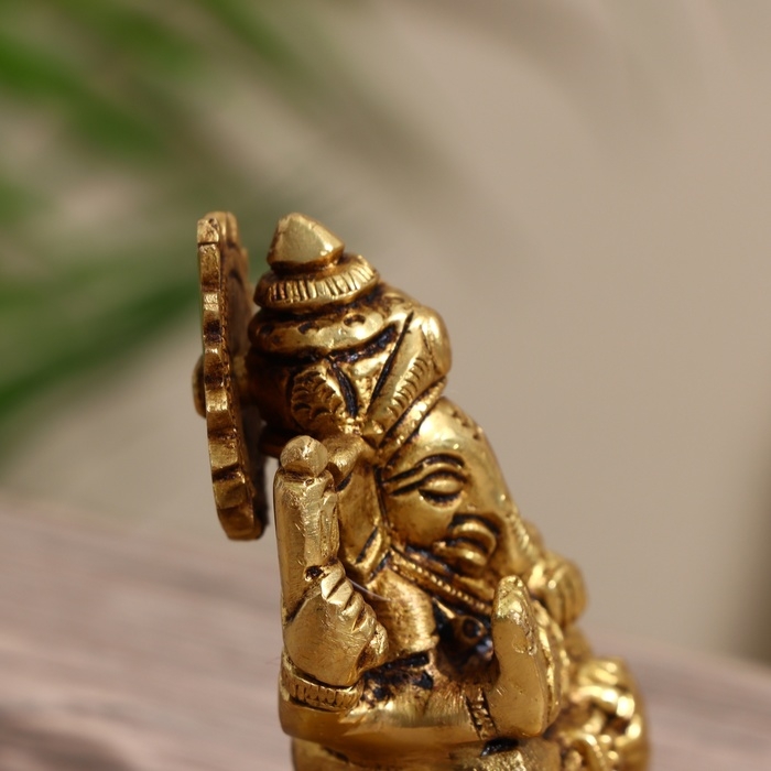 Сувенир Сувенир "Ганеша" латунь 7 см