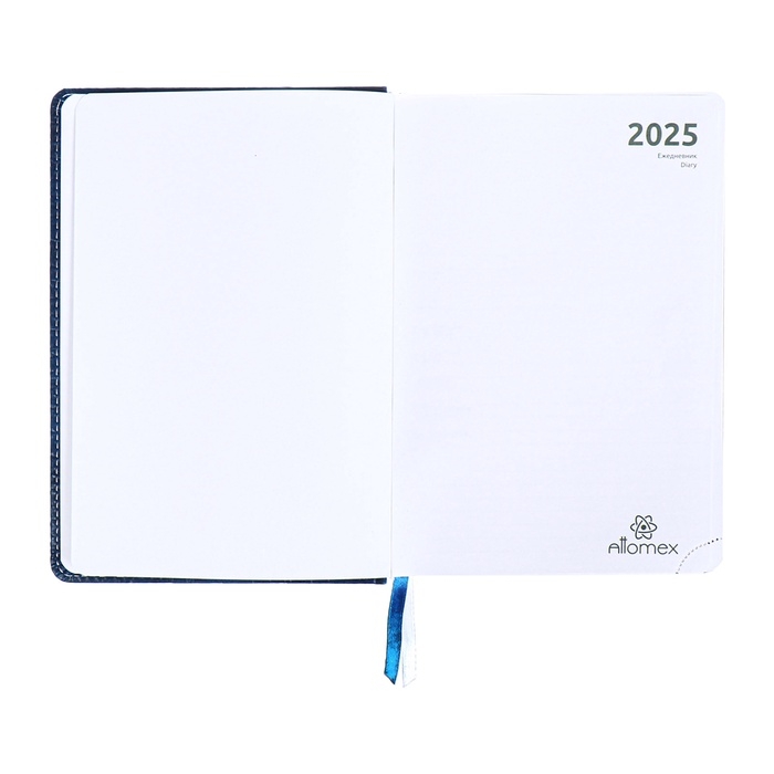 Ежедневник датированный 2025 года, A5 168 листов, Attomex. Croco, твердая обложка кожзам с поролоном, перефото, ляссе, блок 70, синий Ежедневник датированный 2025 года, A5 168 листов, Attomex. Croco, твердая обложка кожзам с поролоном, перефото, ляссе, блок 70, синий
