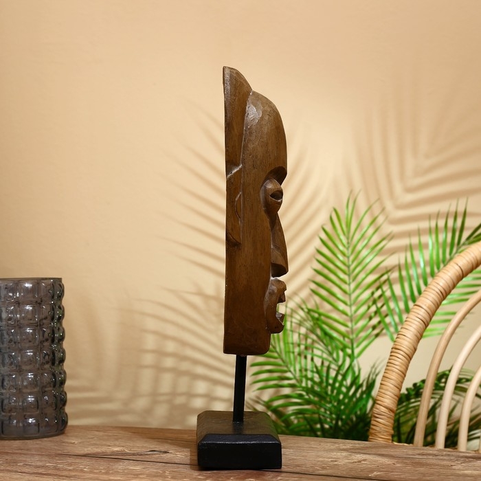 Маска Маска "Грэг" на подставке, албезия 42 см