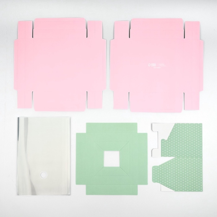 Коробка для цветов с вазой и PVC окнами складная «Нежность», 16 х 23 х 16 см Коробка для цветов с вазой и PVC окнами складная «Нежность», 16 х 23 х 16 см