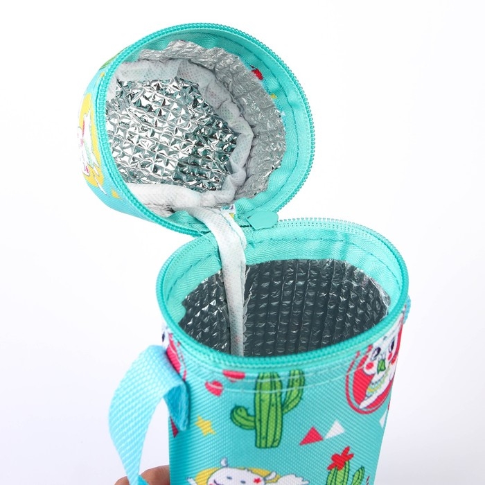 Термо-чехол для бутылочки «ТРЕНД. Лама», форма тубус Термо-чехол для бутылочки «ТРЕНД. Лама», форма тубус