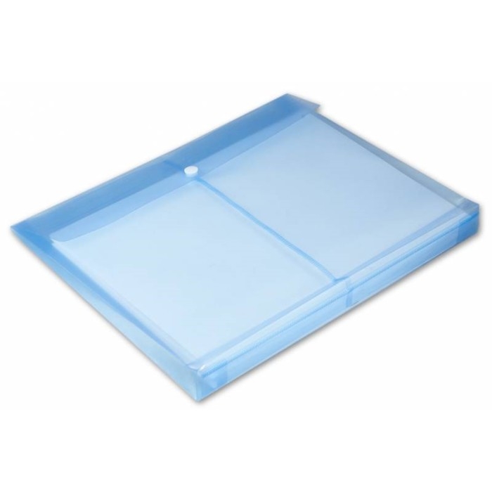 Папка конверт на кнопке А4, 180 мкм, Calligrata, полупрозрачная, с горизонтальным расширением, микс Папка конверт на кнопке А4, 180 мкм, Calligrata, полупрозрачная, с горизонтальным расширением, микс