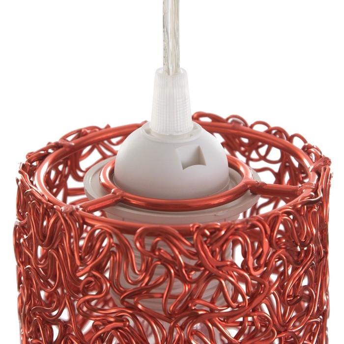 Светильник BayerLux Светильник BayerLux "Сканди" Е27 40Вт красный 10х10х32-150 см