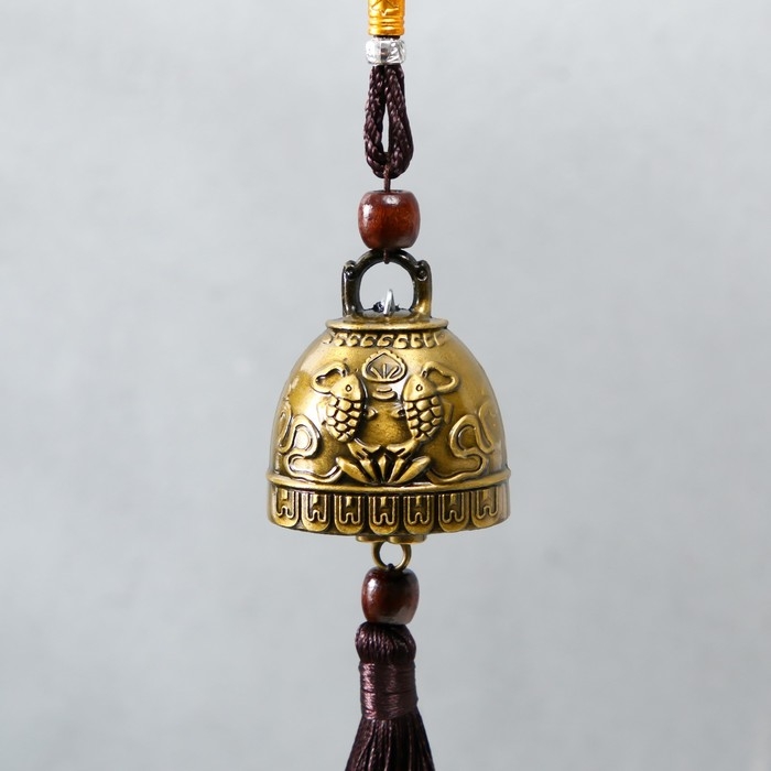 Колокольчик металл  Колокольчик металл "Карпы" 4,6х4,6х31 см