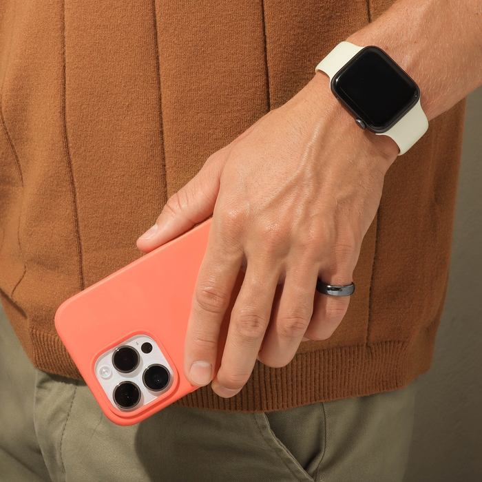 Кольцо «Ночь» под гематит, округлое, цвет чёрный, размер 17