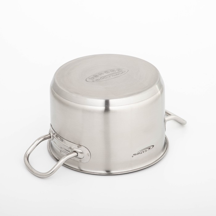 Кастрюля «Общепит», 3 л, d=18 см, h=12 см, капсульное дно, индукция Кастрюля «Общепит», 3 л, d=18 см, h=12 см, капсульное дно, индукция