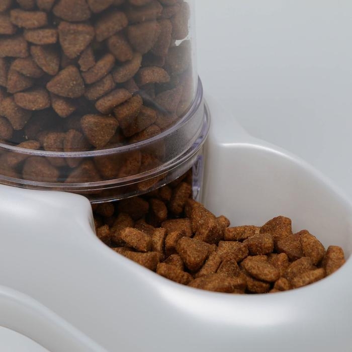 Автопоилка/автокормушка 0,6 л, белая перламутр Автопоилка/автокормушка 0,6 л, белая перламутр