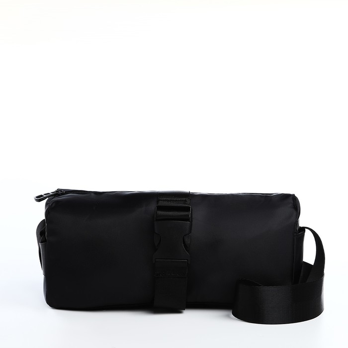 Сумка молодёжная на молнии, цвет чёрный Сумка молодёжная на молнии, цвет чёрный