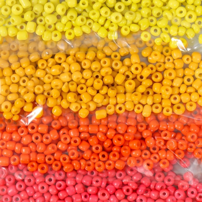 Бисер круглый 8/0  Бисер круглый 8/0 "Оттенки осени" 8 цветов х 10 гр 20х8 см