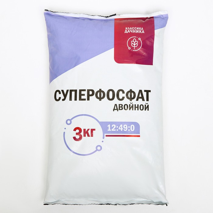 Удобрение минеральное Суперфосфат двойной азотсодержащий,  3 кг Удобрение минеральное Суперфосфат двойной азотсодержащий,  3 кг