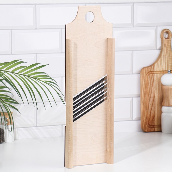 Шинковка деревянная 3 ножа 43,5х15 см Шинковка деревянная 3 ножа 43,5х15 см