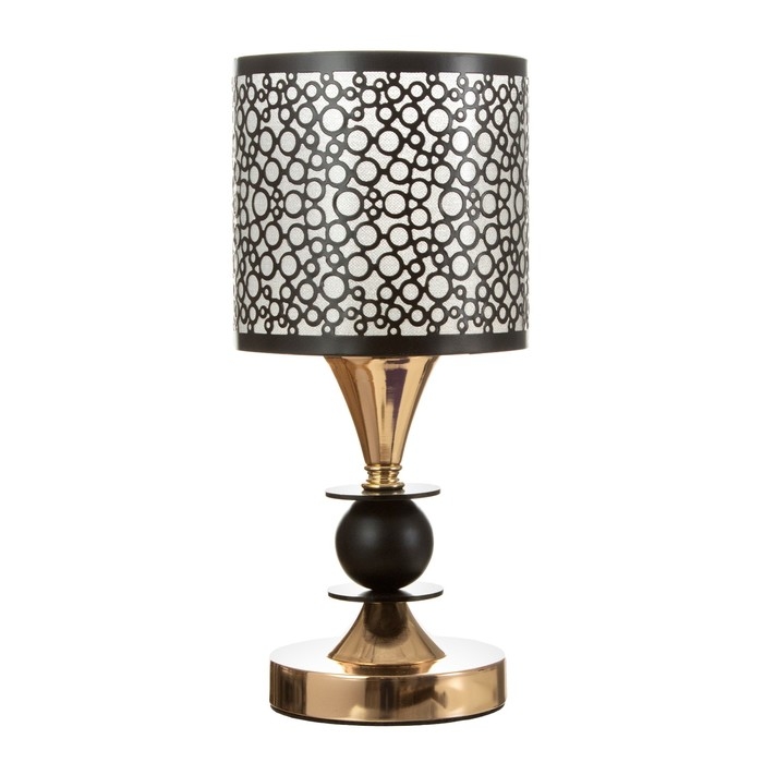 Настольная лампа Настольная лампа "Милана" Е27 40Вт черно-золото 14,8х14,8х31,5 см