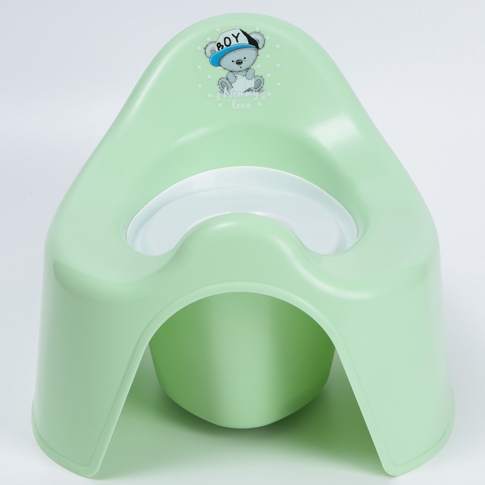 Горшок детский с крышкой Mommy love, цвет чайное дерево Горшок детский с крышкой Mommy love, цвет чайное дерево