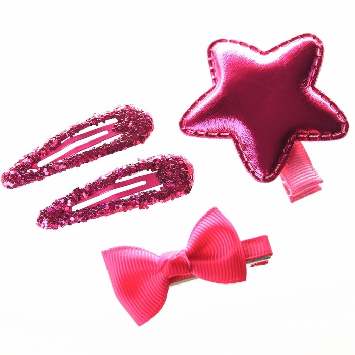 Подарочный набор аксессуаров для волос, розовый Подарочный набор аксессуаров для волос, розовый "Блум", WINX