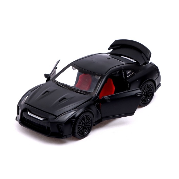 Машина металлическая «СпортКар», инерция, открываются двери, багажник, цвет чёрный Машина металлическая «СпортКар», инерция, открываются двери, багажник, цвет чёрный