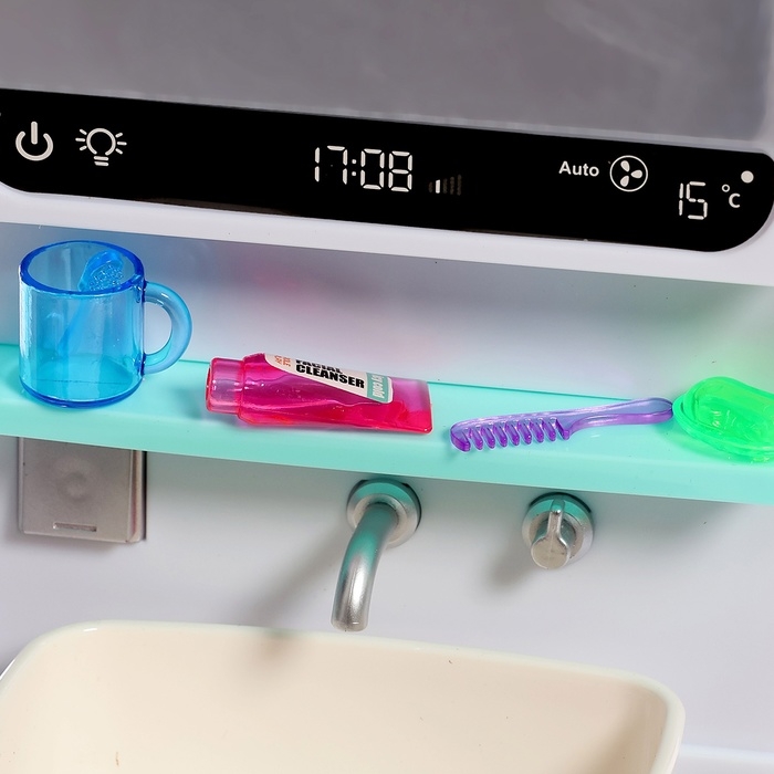 Набор мебели для кукол «Ванная комната»: санузел, раковина, постирочная Набор мебели для кукол «Ванная комната»: санузел, раковина, постирочная