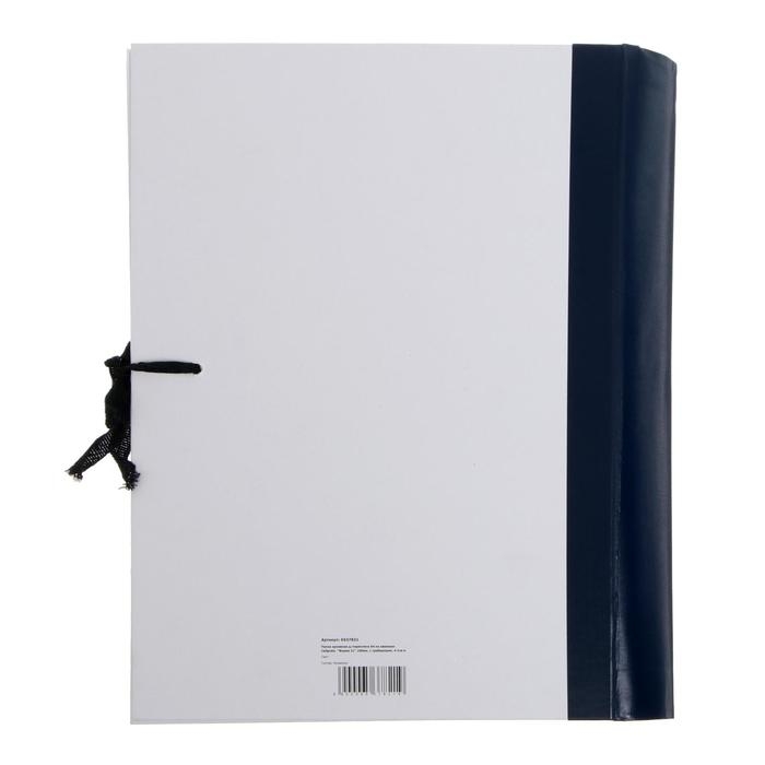 Папка архивная д/переплета А4, на завязках, Calligrata  Папка архивная д/переплета А4, на завязках, Calligrata "Форма 21" 100 мм, с гребешками, 4 отв-я