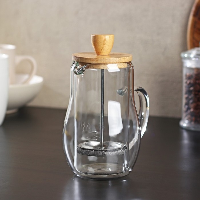 Чайник заварочный френч - пресс «Гуру», 400 мл Чайник заварочный френч - пресс «Гуру», 400 мл