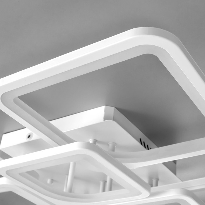 Люстра с ПДУ 59112/8WT LED 240Вт 3000-6000К диммер белый 55х55х10 см BayerLux