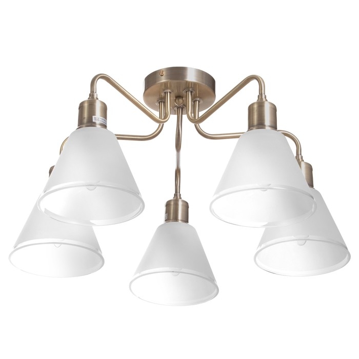 Люстра Люстра "Люси" 5х60Вт Е27 Античная бронза 60х60х29см