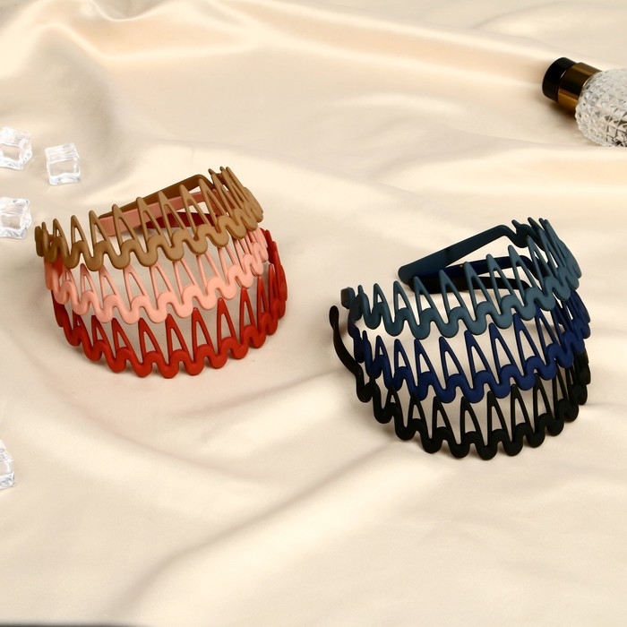 Ободок для волос Ободок для волос "Малена" гребень, 3,8 см, микс