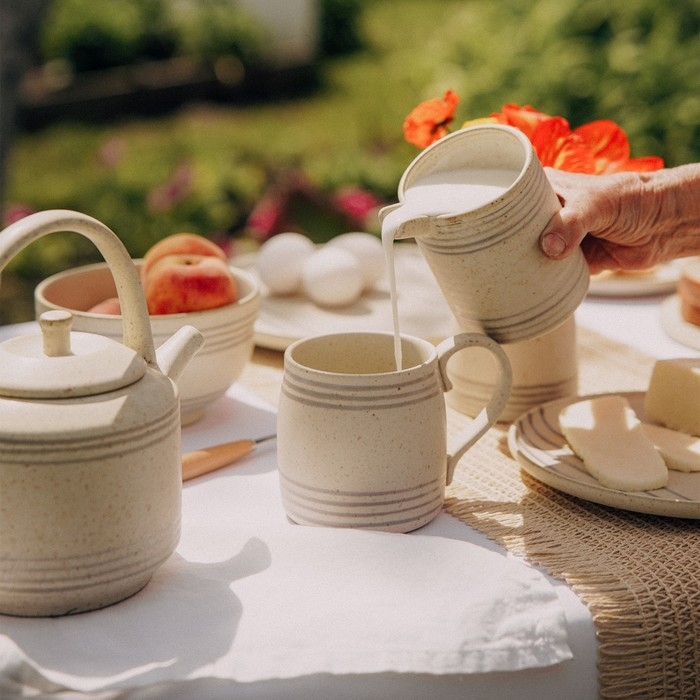 Кружка керамическая SL Home «Райяс», 500 мл, цвет бежевый Кружка керамическая SL Home «Райяс», 500 мл, цвет бежевый