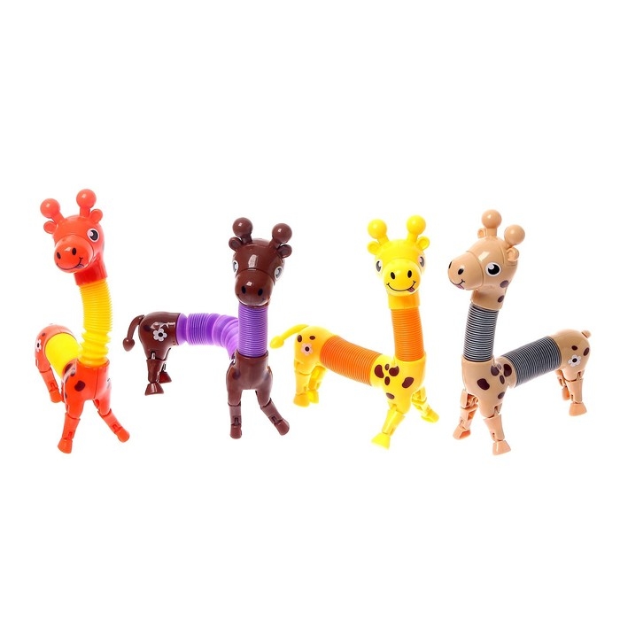 Развивающая игрушка  Развивающая игрушка "Жираф", цвета МИКС