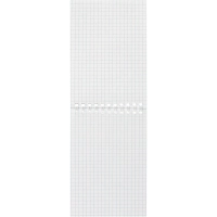 Блокнот А6 108x146,40л,гребень, картон,клетка, синяя