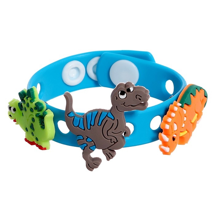 Набор Милый браслетик «Джибитсы: Динозавры», силиконовый Набор Милый браслетик «Джибитсы: Динозавры», силиконовый