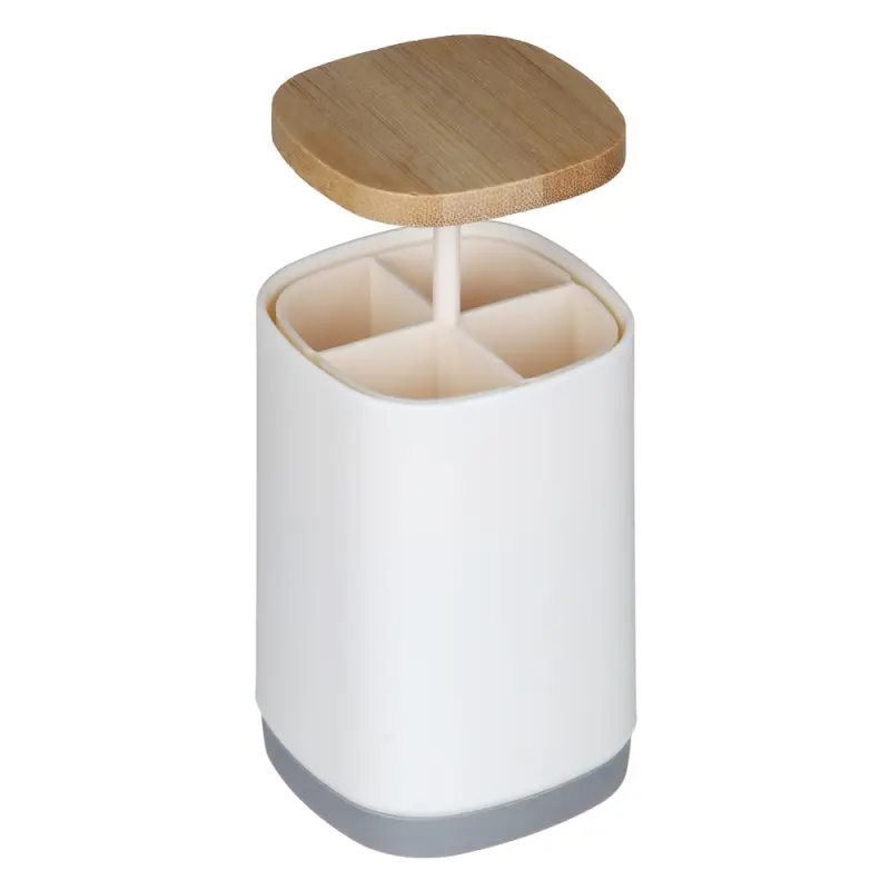 Подставка для зубочисток тм VETTA, 7,5х7,5х11см, бамбук, полипропилен