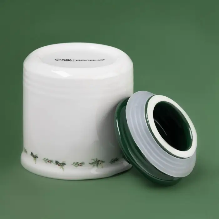 Сахарница новогодняя Доляна «Приближение чуда», 150 мл, керамика, цвет белый Сахарница новогодняя Доляна «Приближение чуда», 150 мл, керамика, цвет белый