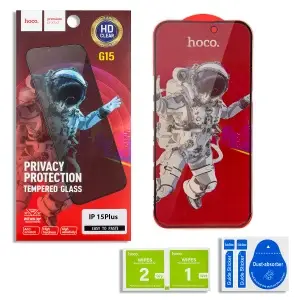 Защитное стекло для iPhone 15 Plus/16 Plus Hoco G15 Privacy