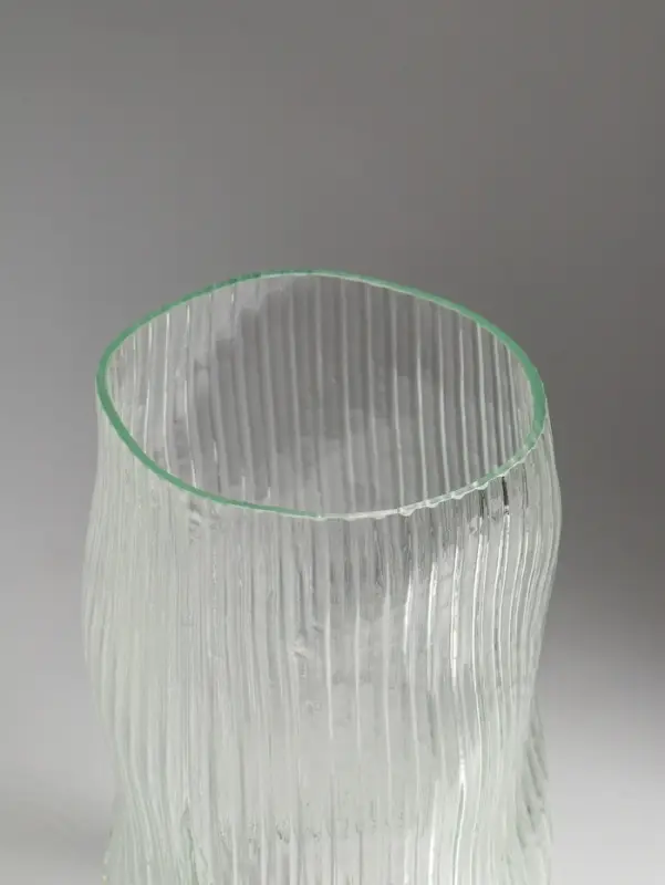 Ваза, h=30 см, d=14.5 см, стекло, прозрачная