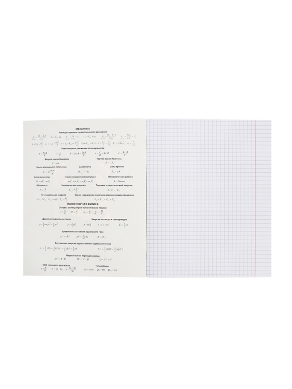 Тетрадь 48 листов в клетку &laquo;Салют предметов&raquo; ФИЗИКА, обложка мелованный картон, матовая ламинация, 3D-лак, тиснение фольгой, с интерактивным сп...