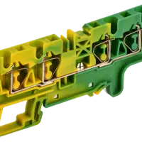 ARMAFIX Клемма пружинная CX4-4 PE 4мм2 четырехконтактная заземляющая IEK
