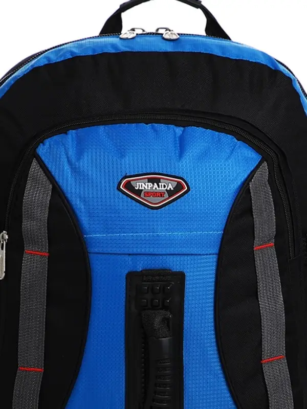 Рюкзак туристический 37 л, с увеличением, с карманами, синий