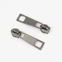 Бегунок галантерейный для молнии &laquo;Спираль&raquo;, №5, 10 шт., цвет чёрный никель