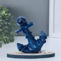 Сувенир интерьерный "Синий якорь" 6х17,2х15,5 см