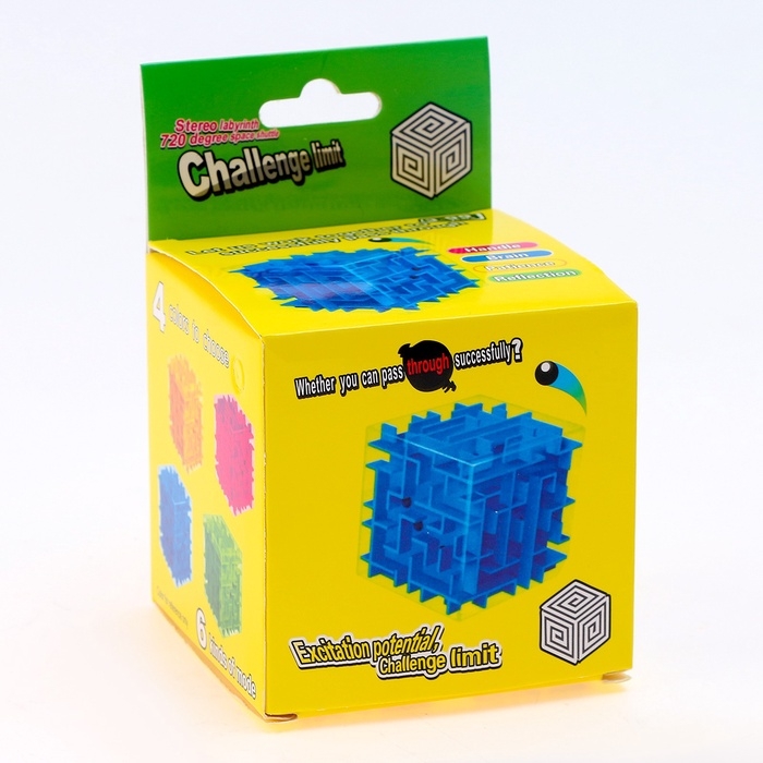 Головоломка «Лабиринт», цвет синий Головоломка «Лабиринт», цвет синий