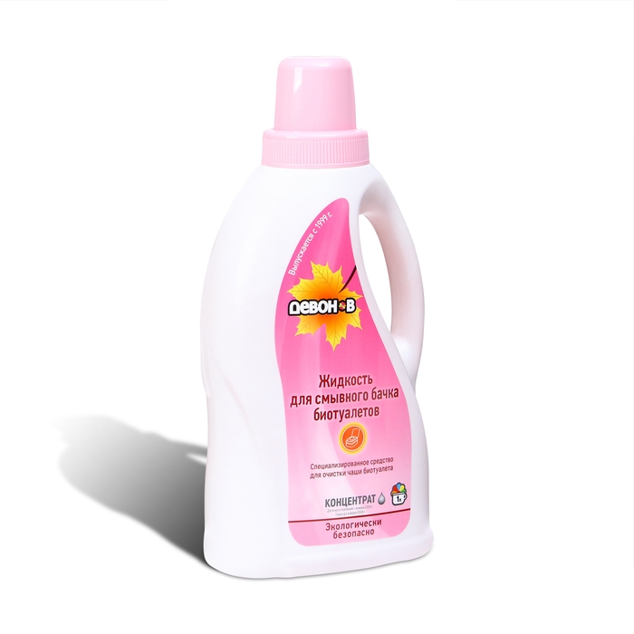 Жидкость для биотуалета верхнего бака «Девон-В», концентрат, 1 л Жидкость для биотуалета верхнего бака «Девон-В», концентрат, 1 л